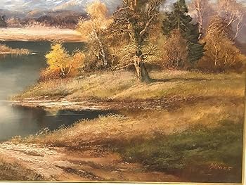 額装　額絵　風景画　サインあり Yahoo!オークション - 風景画 油絵 油彩 額装 絵画 油彩画 NOOD